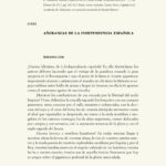 Añoranzas de la independencia española