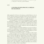La Iglesia es impulsora de la libertad de los pueblos