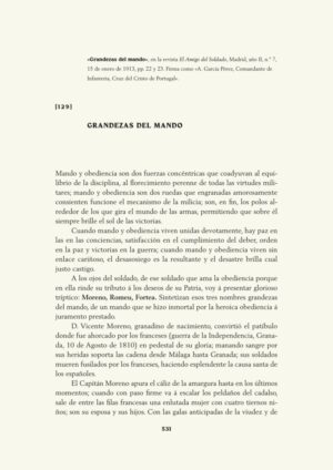 Grandezas del mando