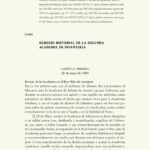 Egregio historial de la segunda Academia de Infantería