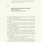 Acción Militar de España en África (apuntes cronológicos)