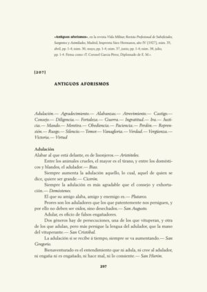 Antiguos aforismos