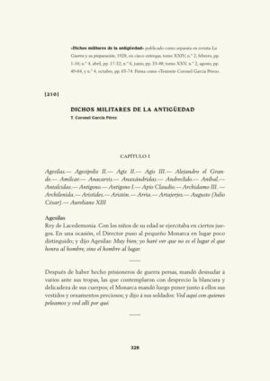 Dichos militares de la antigüedad