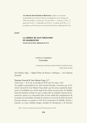 La orden de San Fernando en Marruecos