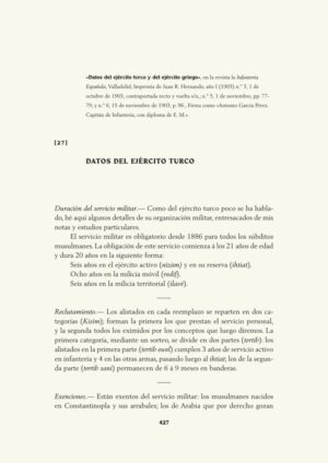 Datos del ejército turco y del ejército griego
