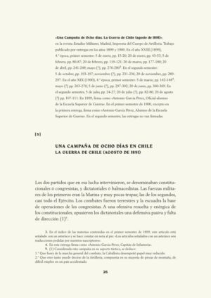 Una Campaña de Ocho días. La Guerra de Chile (agosto de 1891)