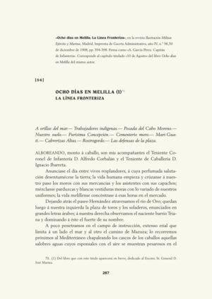Ocho días en Melilla. La Línea Fronteriza