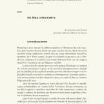 Política africanista