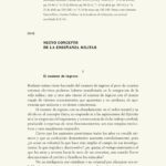 Nuevo concepto de la enseñanza militar