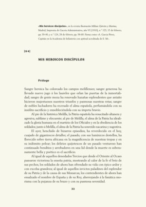 Mis heroicos discípulos