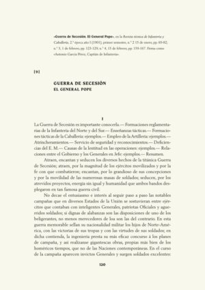 Guerra de Secesión. El General Pope