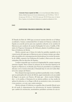 Convenio Franco-español de 1902
